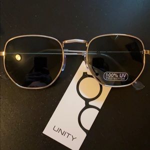 The Birkin Sunglasses Gold/Green